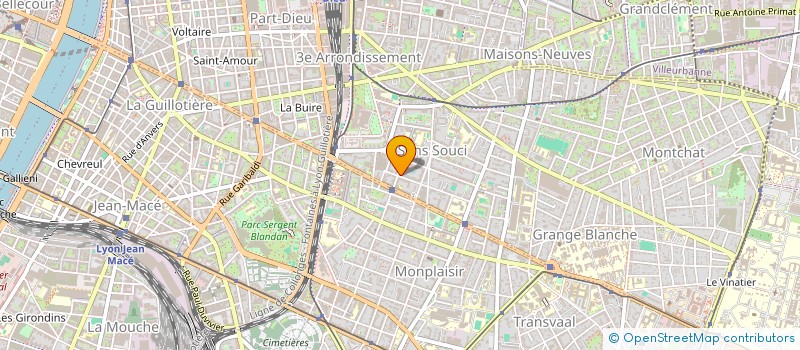 localisation de l'entreprise CIBC RHONE à LYON