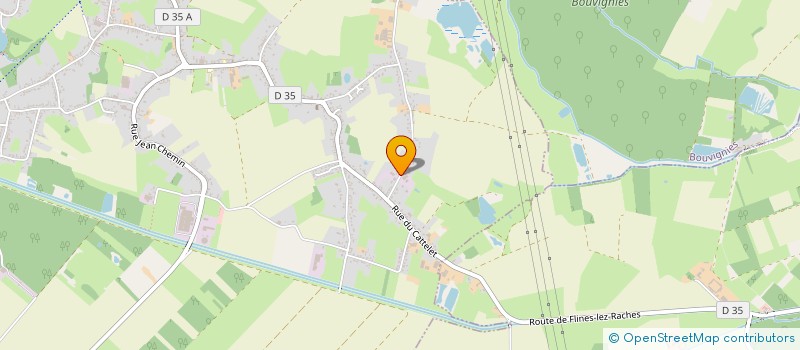 localisation de l'entreprise CIBEC à FLINES-LEZ-RACHES