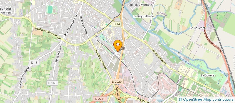 localisation de l'entreprise CIBELE à OLIVET