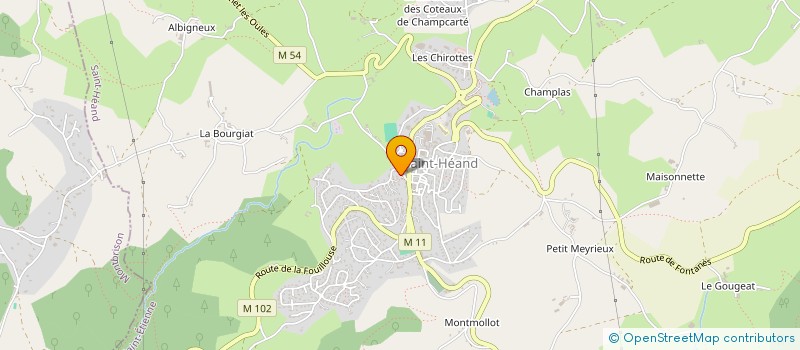 localisation de l'entreprise CIBEN IMMOBILIER  SAINT-HEAND