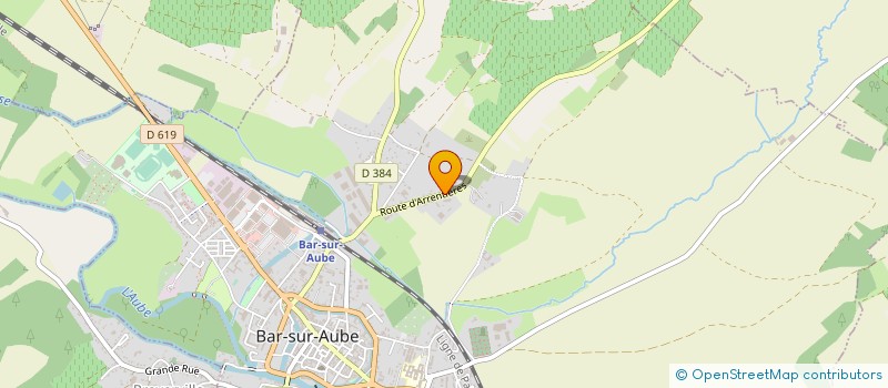 localisation de l'entreprise CIBETANCHE  BAR-SUR-AUBE