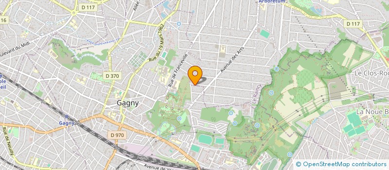 localisation de l'entreprise CIBGC à GAGNY
