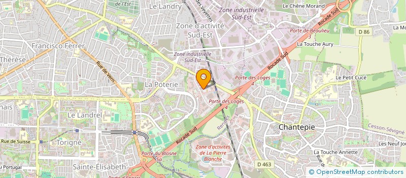 localisation de l'entreprise CIBIDI  RENNES