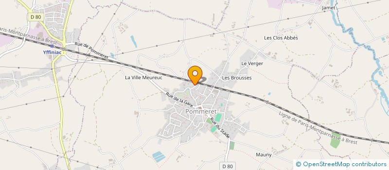 localisation de l'entreprise CIBIDIS à YFFINIAC