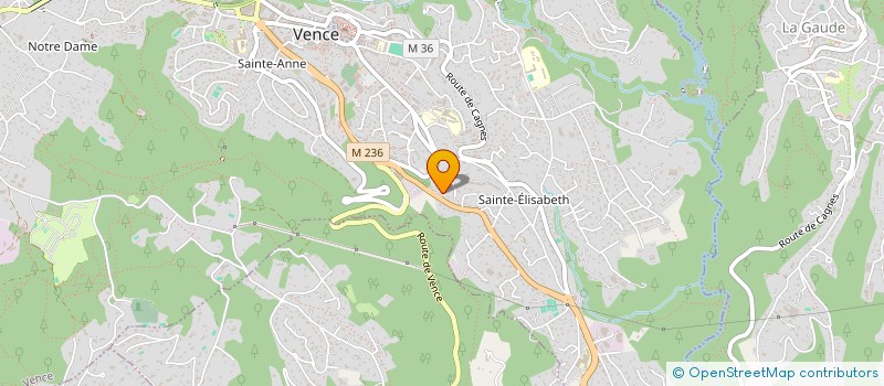 localisation de l'entreprise CIBIO-CR à VENCE