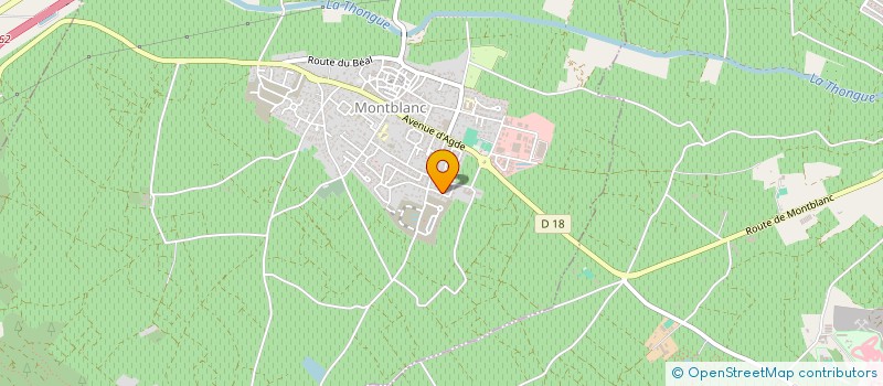 localisation de l'entreprise CIBL CONSEILS  MONTBLANC