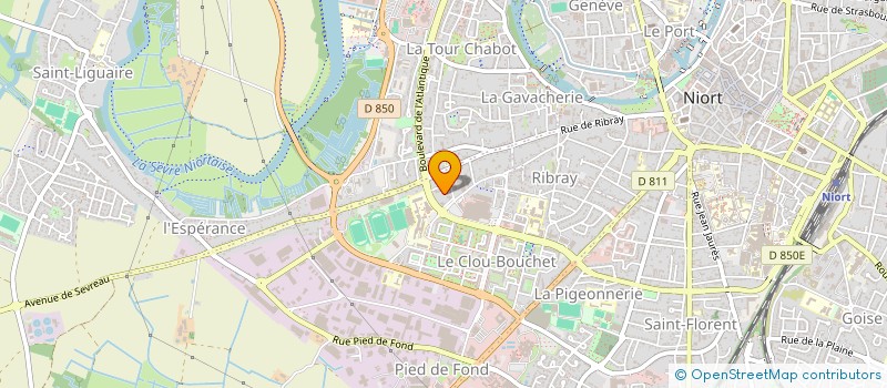 localisation de l'entreprise CIBLAFRIQUE à NIORT