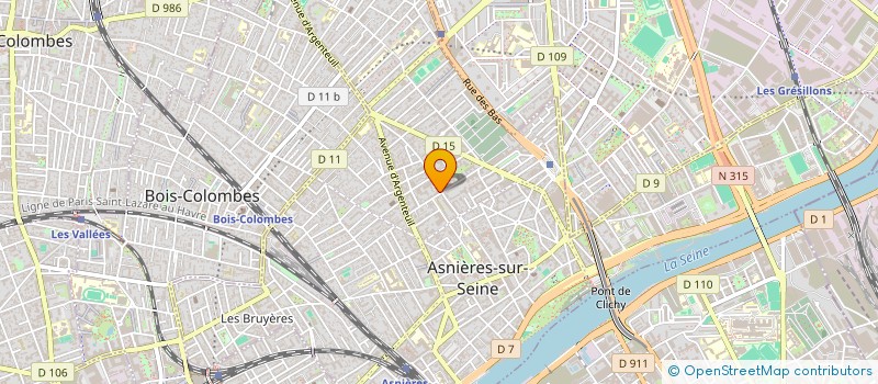 localisation de l'entreprise CIBLE 3001 COMMUNICATION à ASNIERES-SUR-SEINE