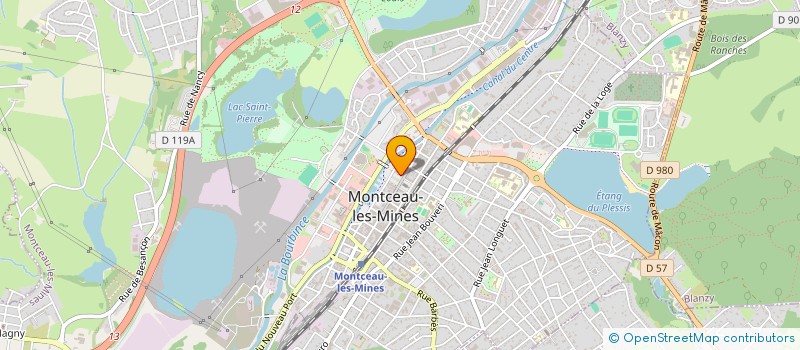 localisation de l'entreprise CIBLE  MONTCEAU-LES-MINES