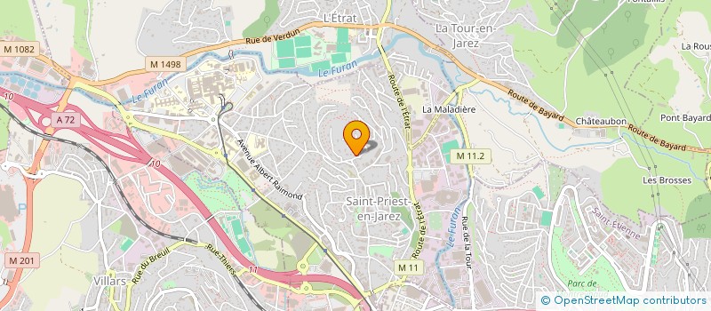 localisation de l'entreprise CIBLE 50  SAINT-PRIEST-EN-JAREZ