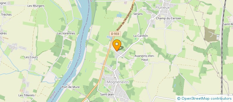 localisation de l'entreprise CIBLE ENERGIES  MOGNENEINS