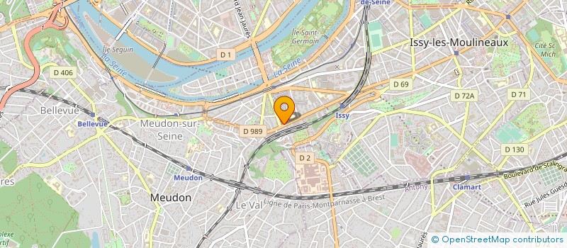 localisation de l'entreprise CIBLE ET COMMUNICATION  ISSY-LES-MOULINEAUX