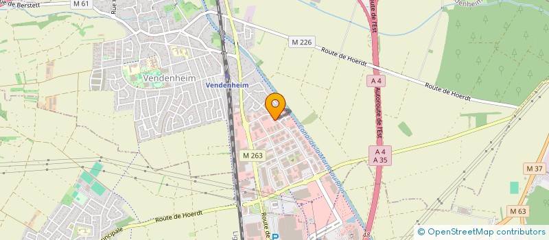 localisation de l'entreprise CIBLE IMMOBILIER  VENDENHEIM