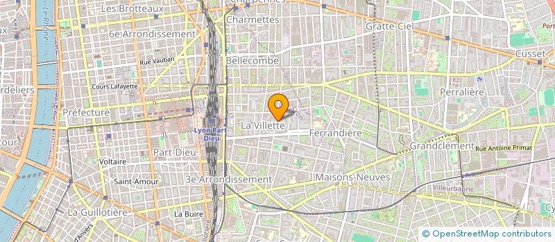 localisation de l'entreprise CIBLE PLUS à LYON