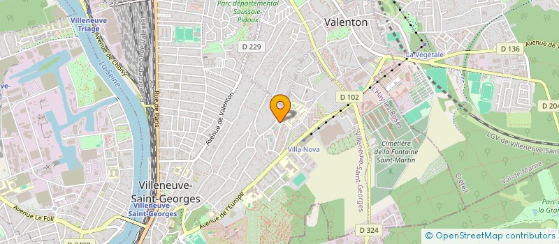 localisation de l'entreprise CIBLE SECURITE GARDIENNAGE INTER PRIVE  VILLENEUVE-SAINT-GEORGES