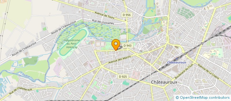 localisation de l'entreprise CIBLEMPLOI à CHATEAUROUX