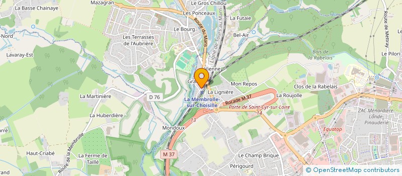 localisation de l'entreprise CIBLIMMO à SAINT-CYR-SUR-LOIRE