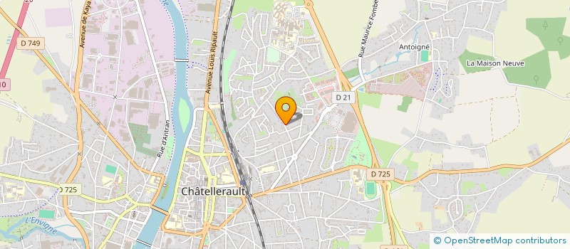 localisation de l'entreprise CIBLIMMO 86 à CHATELLERAULT