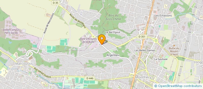 localisation de l'entreprise CIBLINFO  MONTLHERY