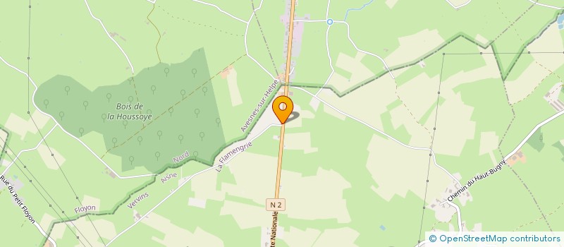 localisation de l'entreprise CIBO  LA FLAMENGRIE