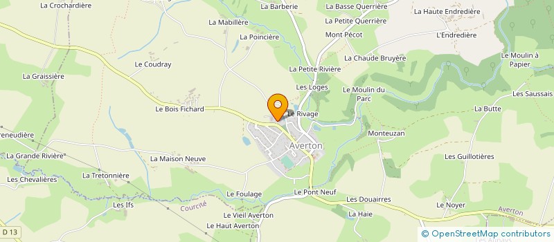 localisation de l'entreprise CIBOIS AUTOMOBILES à AVERTON