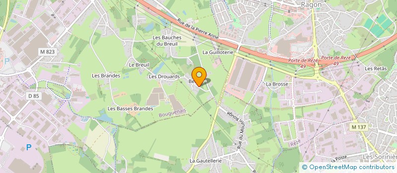 localisation de l'entreprise CIBOL à BOUGUENAIS