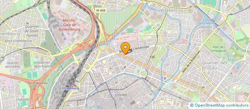 localisation de l'entreprise CIBONEY à STRASBOURG