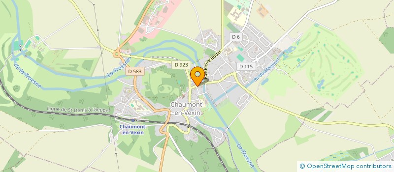 localisation de l'entreprise CIBOR S A R L à CHAUMONT EN VEXIN