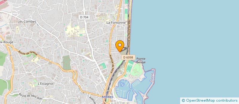 localisation de l'entreprise CIBOT HOLDING  ANTIBES