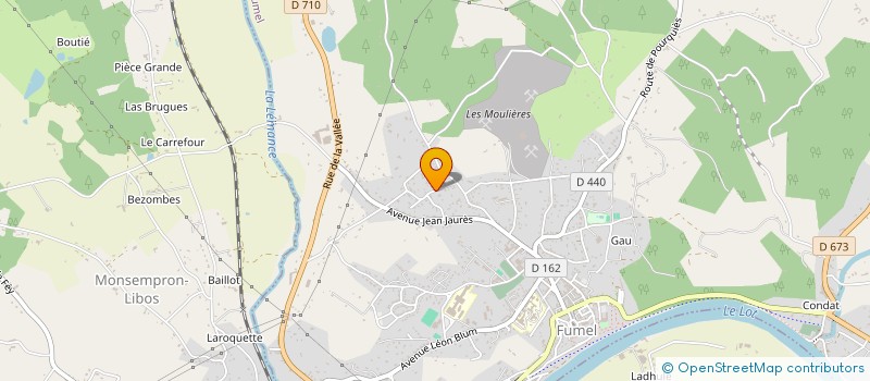 localisation de l'entreprise CIBOULETTE  SAUVETERRE-LA-LEMANCE