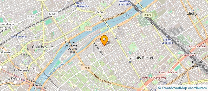 localisation de l'entreprise CIBOULETTE à LEVALLOIS-PERRET
