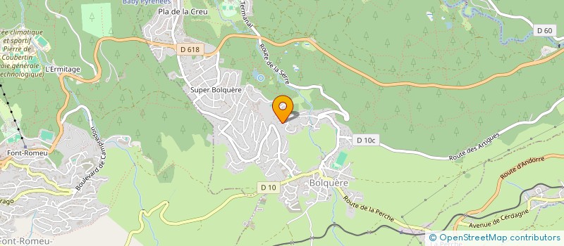 localisation de l'entreprise CIBOURE  BOLQUERE