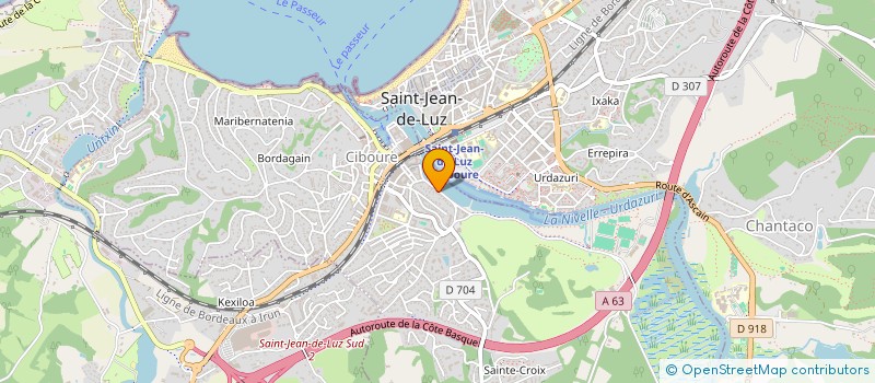 localisation de l'entreprise CIBOURE FOOTBALL CLUB à CIBOURE
