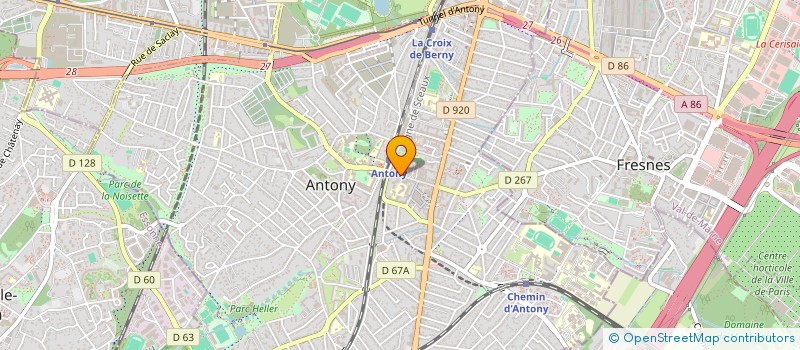 localisation de l'entreprise CIBOX à ANTONY