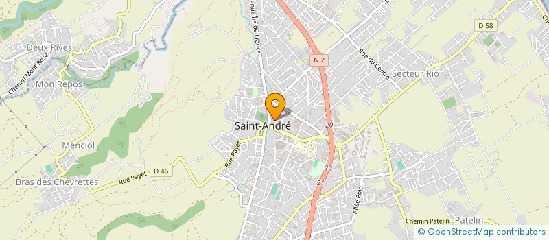 localisation de l'entreprise CIBS à SAINT-ANDRE