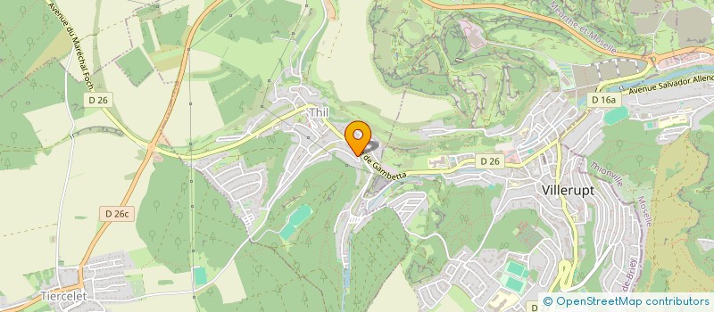 localisation de l'entreprise CIBUS-PA DISTRIBUTION  THIL