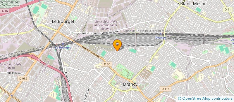 localisation de l'entreprise CIC BATIMENT à DRANCY