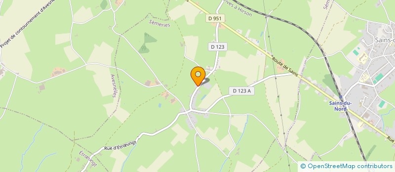 localisation de l'entreprise CICA  SEMERIES