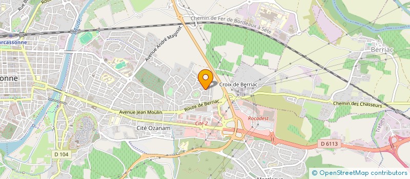 localisation de l'entreprise CICA DES GRAVES à CARCASSONNE