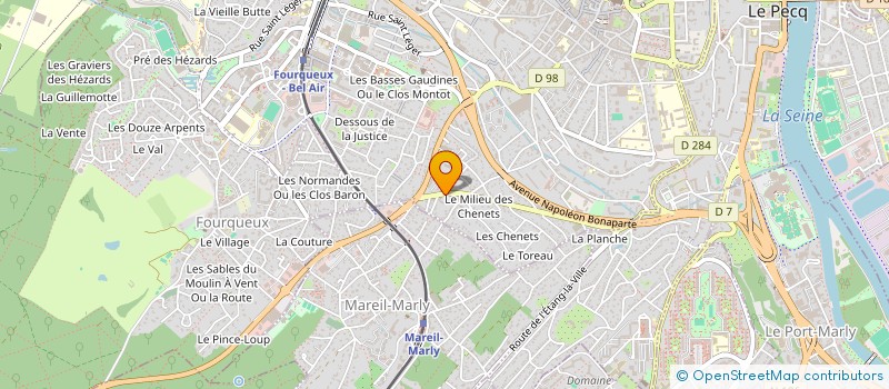 localisation de l'entreprise CICA IMMOBILIER  SAINT-GERMAIN-EN-LAYE