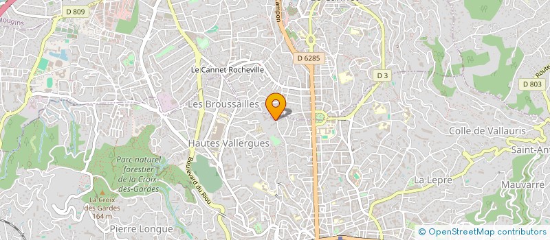 localisation de l'entreprise CICA134 à LE CANNET