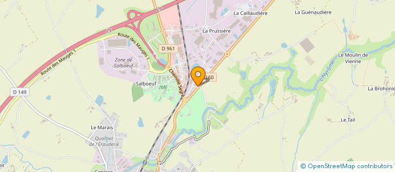 localisation de l'entreprise CICABE à CHEMILLE-EN-ANJOU