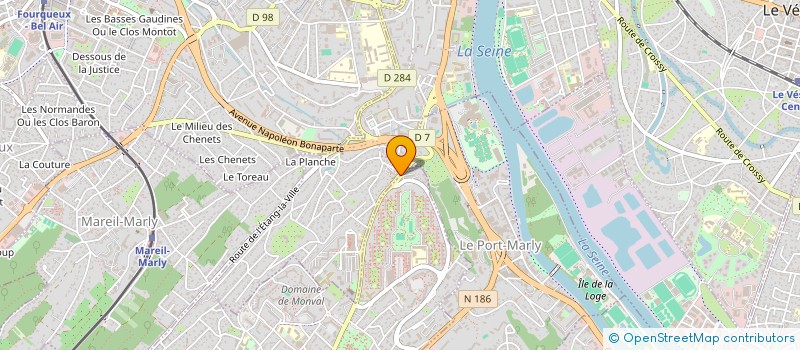 localisation de l'entreprise CICACE  LE PECQ