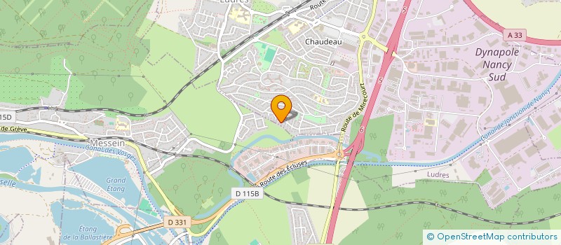 localisation de l'entreprise CICADA 33  LUDRES