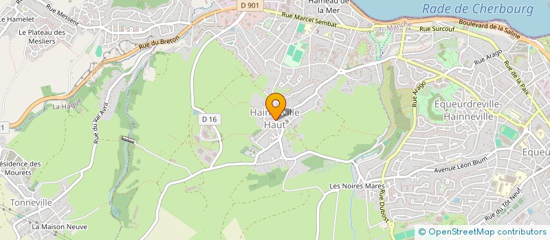 localisation de l'entreprise CICADA  CHERBOURG-EN-COTENTIN