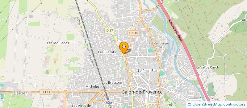localisation de l'entreprise CICADA IMMOBILIER  SAINT-RAPHAEL
