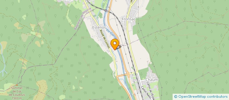 localisation de l'entreprise CICADAE  ESTENOS