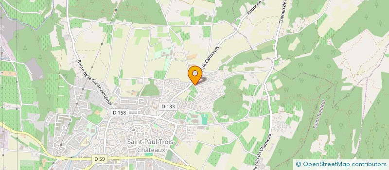 localisation de l'entreprise CICADAS  SAINT-PAUL-TROIS-CHATEAUX