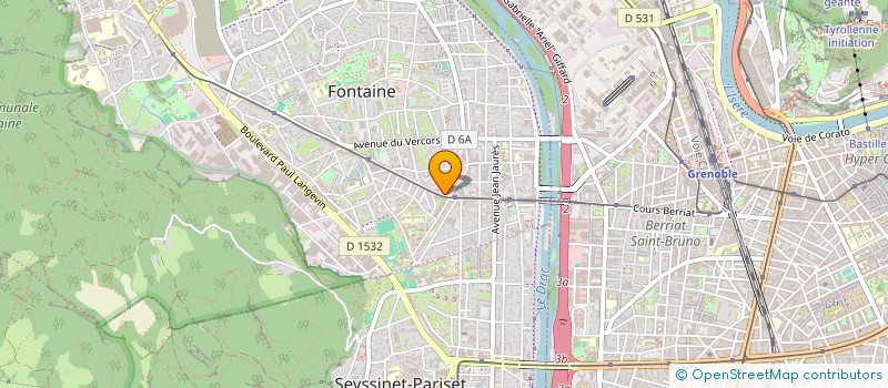 localisation de l'entreprise CICADOM  SAINT-MARTIN-D'HERES