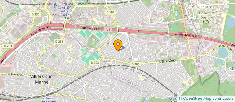 localisation de l'entreprise CICCIO  NOISY-LE-GRAND